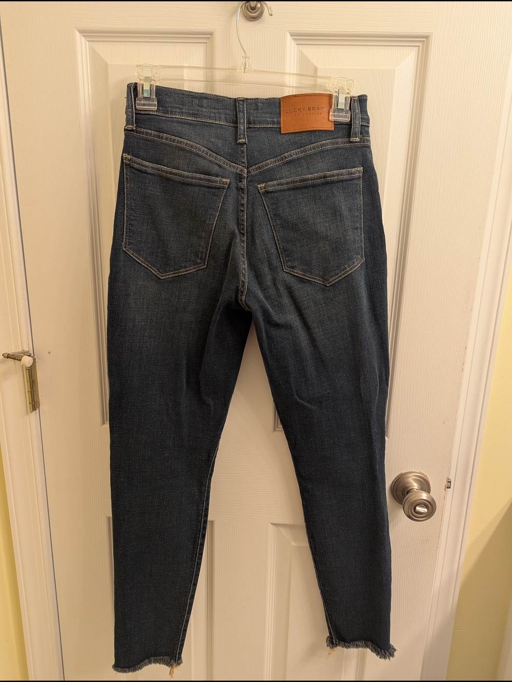 Lucky Brand Dark Wash High-Rise Slim Jeans - Picture 4 of 4
